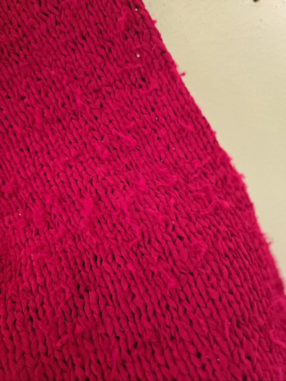 Altuzarra Hot Pink Cardigan Sweater with Tie Silk XS/S